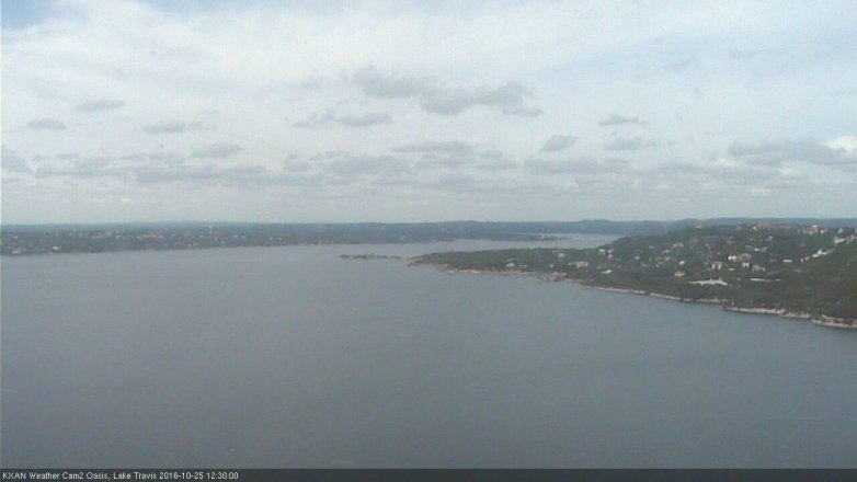 Lake Travis webcam, October 25, 2016 11:55 AM CT