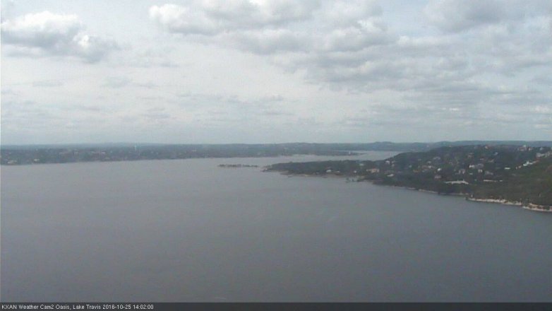 Lake Travis webcam, October 25, 2016 1:05 PM CT