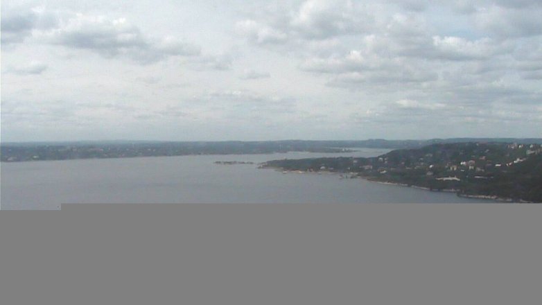 Lake Travis webcam, October 25, 2016 1:20 PM CT