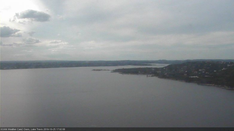 Lake Travis webcam, October 25, 2016 4:05 PM CT