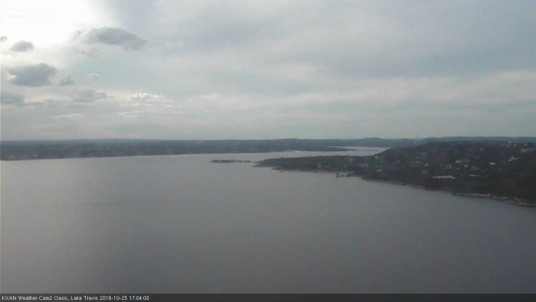 Lake Travis webcam, October 25, 2016 4:10 PM CT