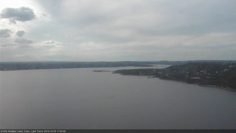 Lake Travis webcam, October 25, 2016 4:25 PM CT