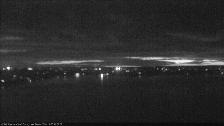 Lake Travis webcam, October 25, 2016 7:00 PM CT