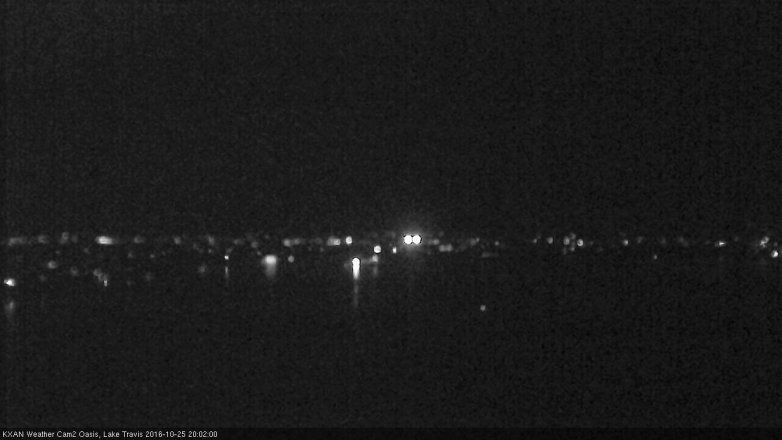 Lake Travis webcam, October 25, 2016 7:05 PM CT