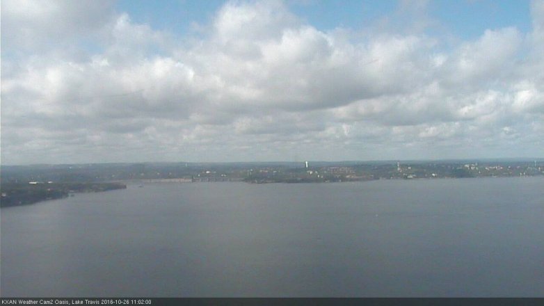 Lake Travis webcam, October 26, 2016 10:15 AM CT