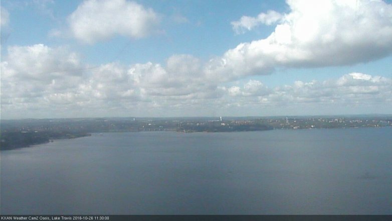 Lake Travis webcam, October 26, 2016 10:35 AM CT