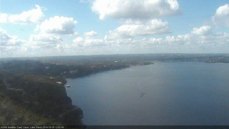 Lake Travis webcam, October 26, 2016 11:05 AM CT