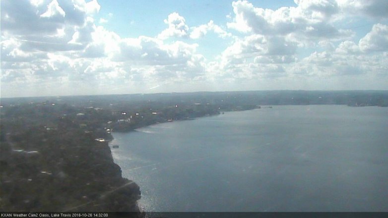 Lake Travis webcam, October 26, 2016 2:00 PM CT