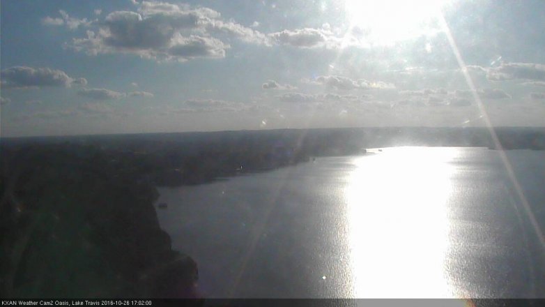 Lake Travis webcam, October 26, 2016 4:25 PM CT