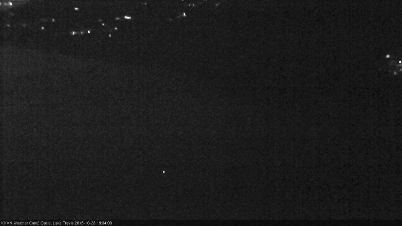 Lake Travis webcam, October 26, 2016 6:45 PM CT