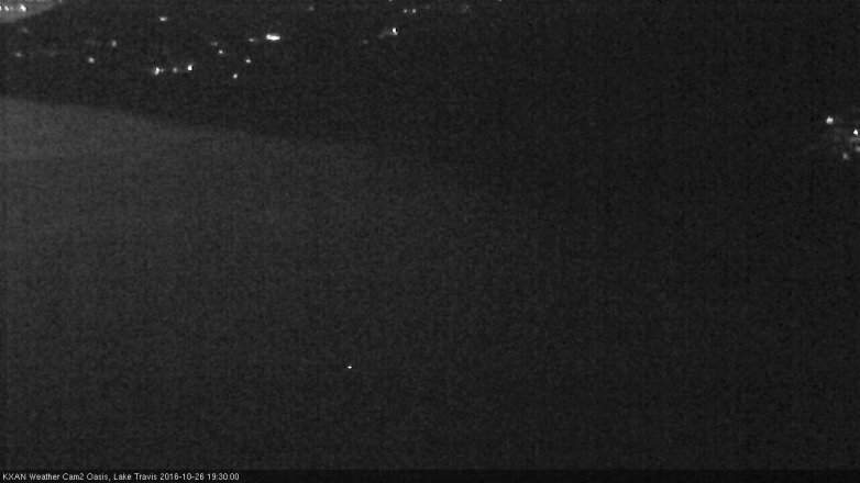 Lake Travis webcam, October 26, 2016 6:55 PM CT