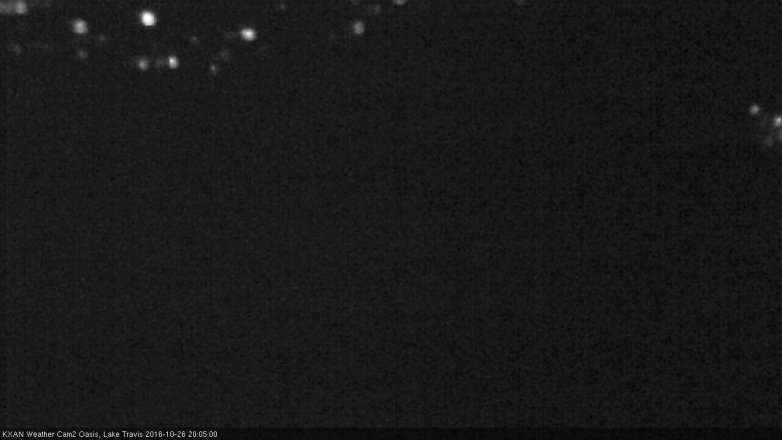 Lake Travis webcam, October 26, 2016 7:30 PM CT