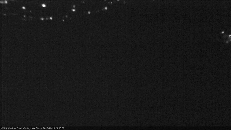 Lake Travis webcam, October 26, 2016 8:25 PM CT