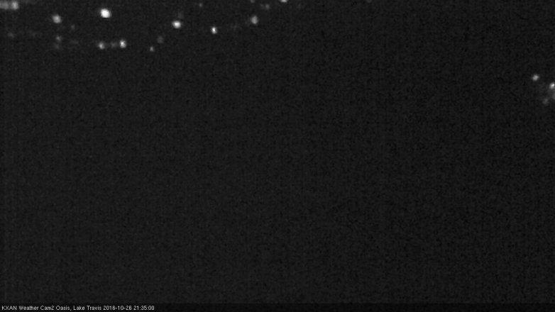 Lake Travis webcam, October 26, 2016 9:00 PM CT