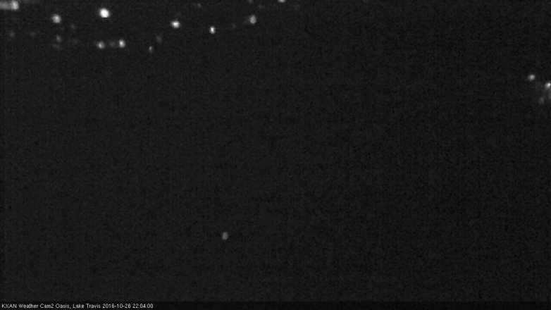 Lake Travis webcam, October 26, 2016 9:10 PM CT