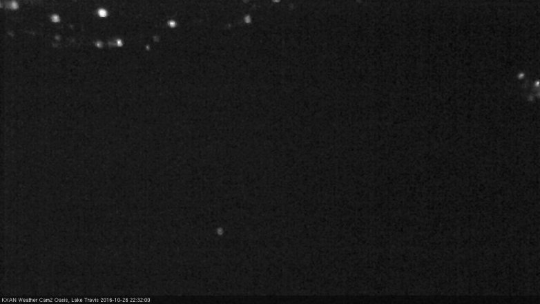 Lake Travis webcam, October 26, 2016 9:35 PM CT