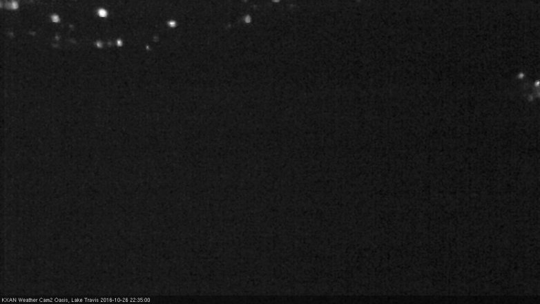 Lake Travis webcam, October 26, 2016 10:00 PM CT