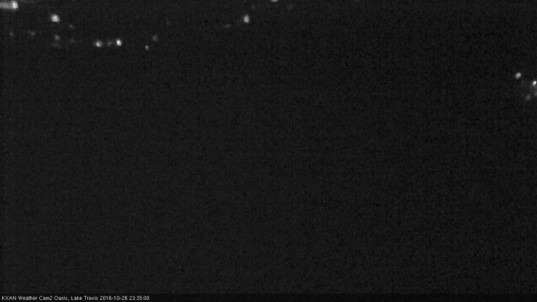 Lake Travis webcam, October 26, 2016 10:40 PM CT