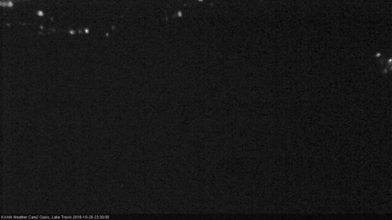 Lake Travis webcam, October 26, 2016 10:45 PM CT