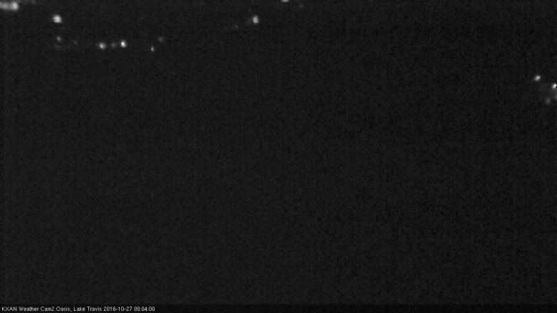 Lake Travis webcam, October 26, 2016 11:15 PM CT