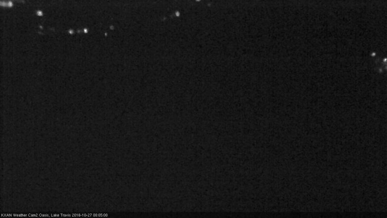 Lake Travis webcam, October 26, 2016 11:20 PM CT