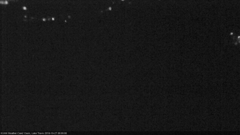 Lake Travis webcam, October 26, 2016 11:30 PM CT