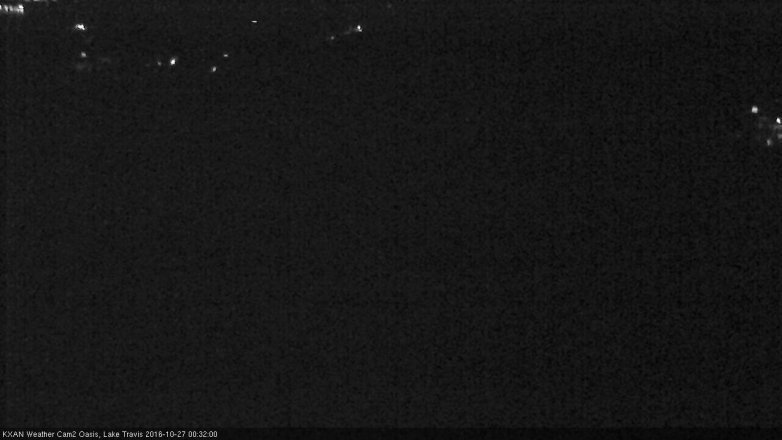 Lake Travis webcam, October 26, 2016 11:35 PM CT