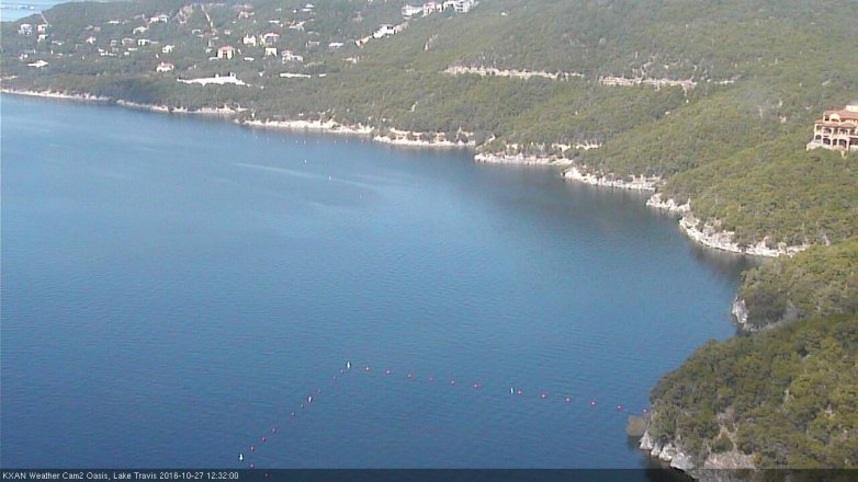 Lake Travis webcam, October 27, 2016 11:55 AM CT