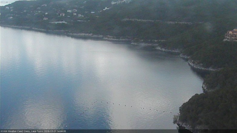 Lake Travis webcam, October 27, 2016 1:25 PM CT