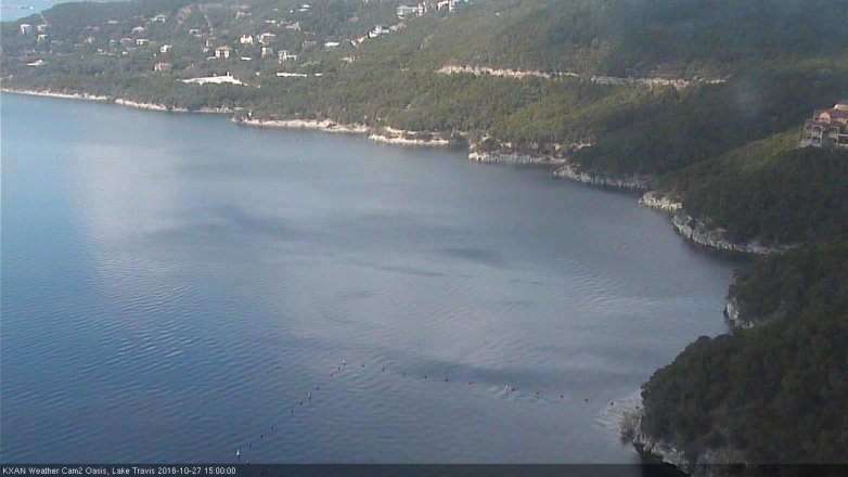 Lake Travis webcam, October 27, 2016 2:10 PM CT