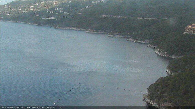 Lake Travis webcam, October 27, 2016 2:30 PM CT