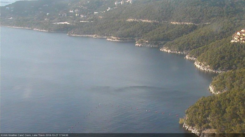 Lake Travis webcam, October 27, 2016 4:25 PM CT