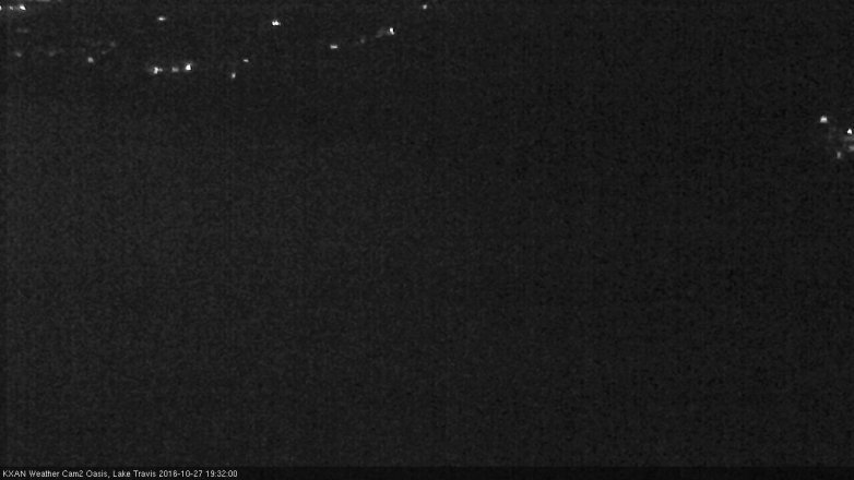 Lake Travis webcam, October 27, 2016 6:35 PM CT