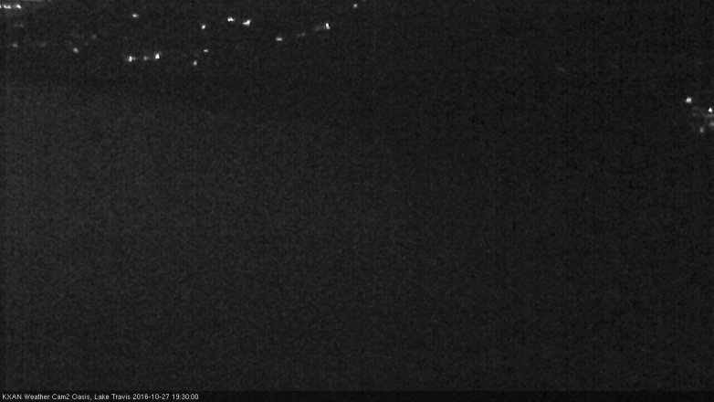 Lake Travis webcam, October 27, 2016 6:50 PM CT