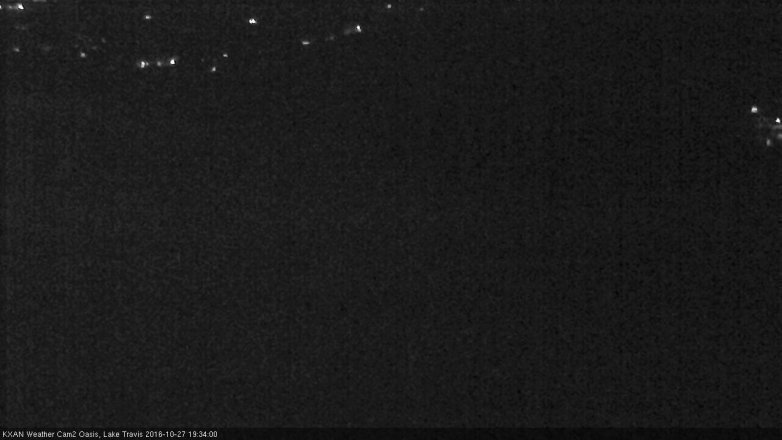 Lake Travis webcam, October 27, 2016 7:00 PM CT