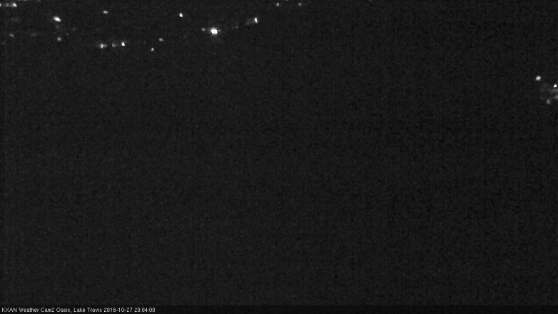 Lake Travis webcam, October 27, 2016 7:10 PM CT