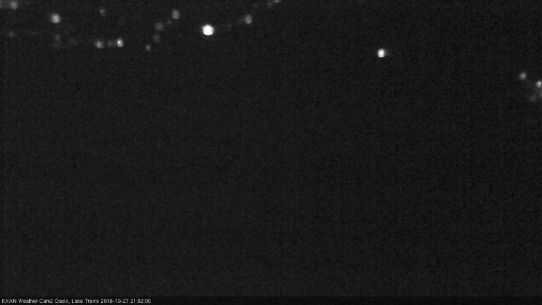Lake Travis webcam, October 27, 2016 8:30 PM CT