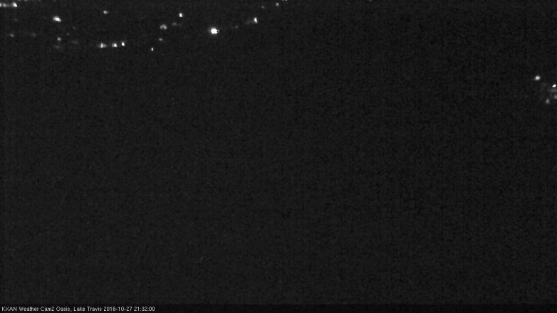 Lake Travis webcam, October 27, 2016 8:35 PM CT