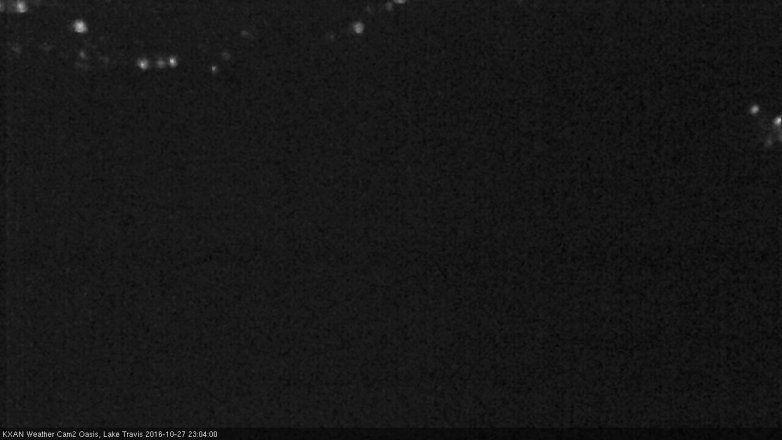 Lake Travis webcam, October 27, 2016 10:15 PM CT