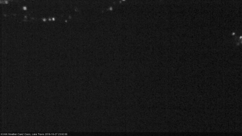 Lake Travis webcam, October 27, 2016 10:30 PM CT