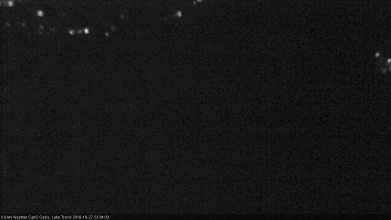 Lake Travis webcam, October 27, 2016 10:40 PM CT