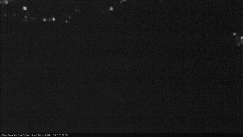 Lake Travis webcam, October 27, 2016 11:00 PM CT
