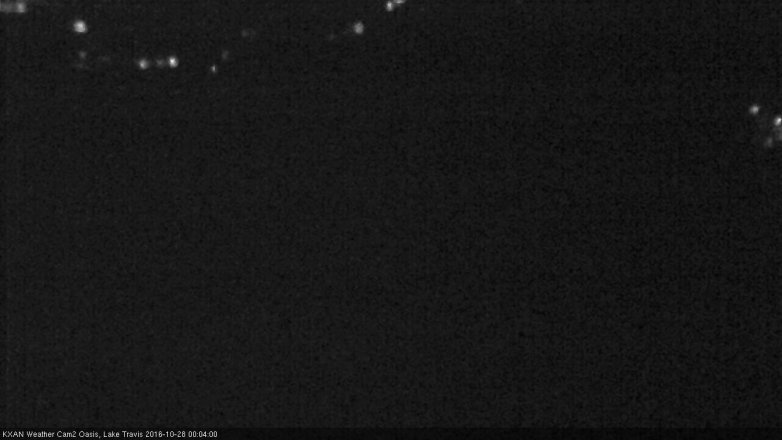 Lake Travis webcam, October 27, 2016 11:10 PM CT
