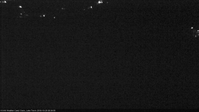 Lake Travis webcam, October 27, 2016 11:40 PM CT