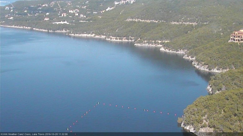 Lake Travis webcam, October 28, 2016 11:00 AM CT