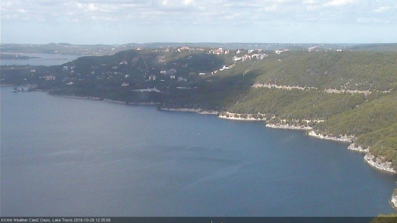 Lake Travis webcam, October 28, 2016 11:45 AM CT