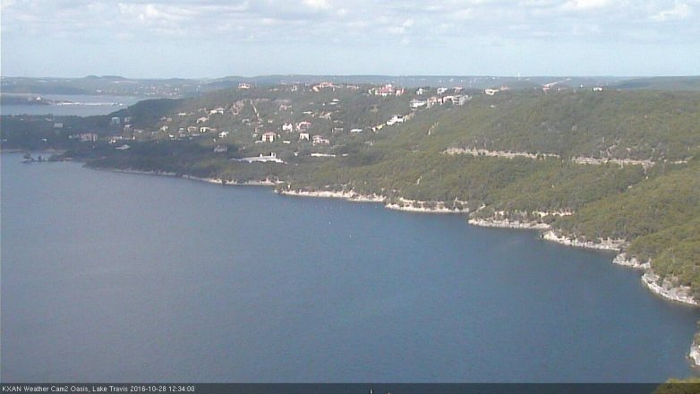 Lake Travis webcam, October 28, 2016 11:55 AM CT