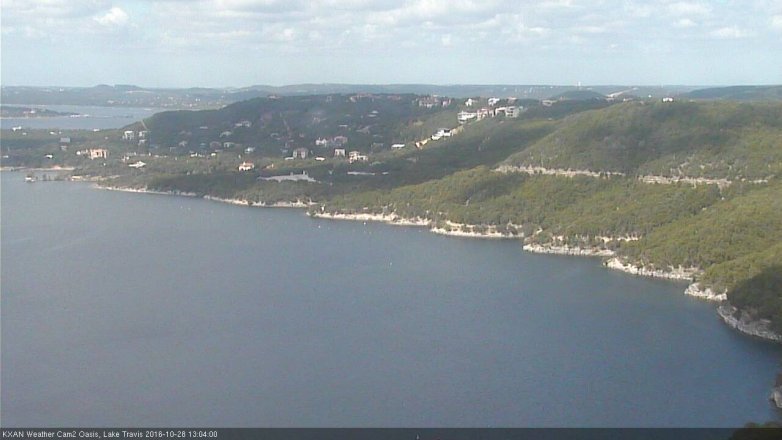 Lake Travis webcam, October 28, 2016 12:35 PM CT