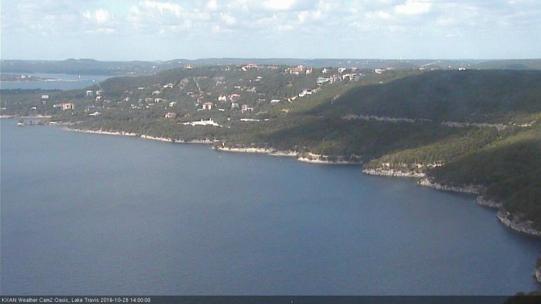 Lake Travis webcam, October 28, 2016 1:05 PM CT