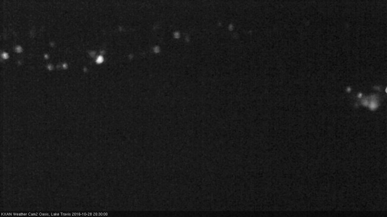 Lake Travis webcam, October 28, 2016 7:45 PM CT